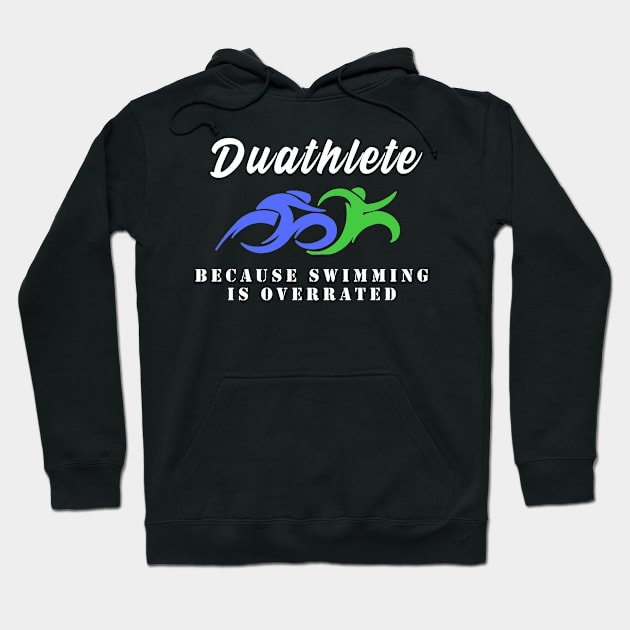 Athlete Duathlon Hoodie by TriHarder12